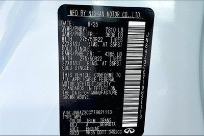 2026 INFINITI QX80 AUTOGRAPH