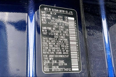 2024 Nissan Rogue Platinum