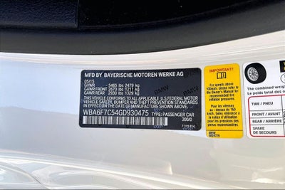 2016 BMW 6 Series 650i xDrive