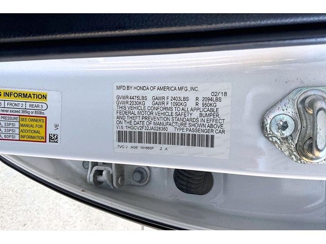 2018 Honda Accord Sport 2.0T