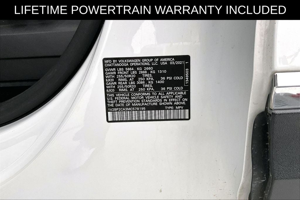 2021 Volkswagen Atlas 2.0T SEL