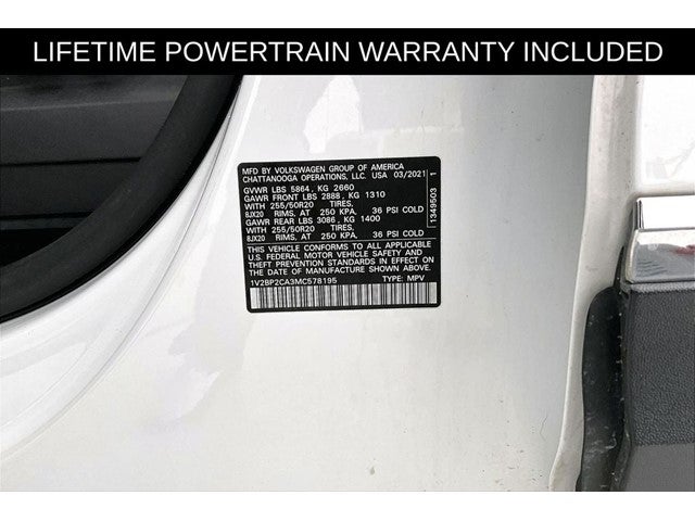 2021 Volkswagen Atlas 2.0T SEL