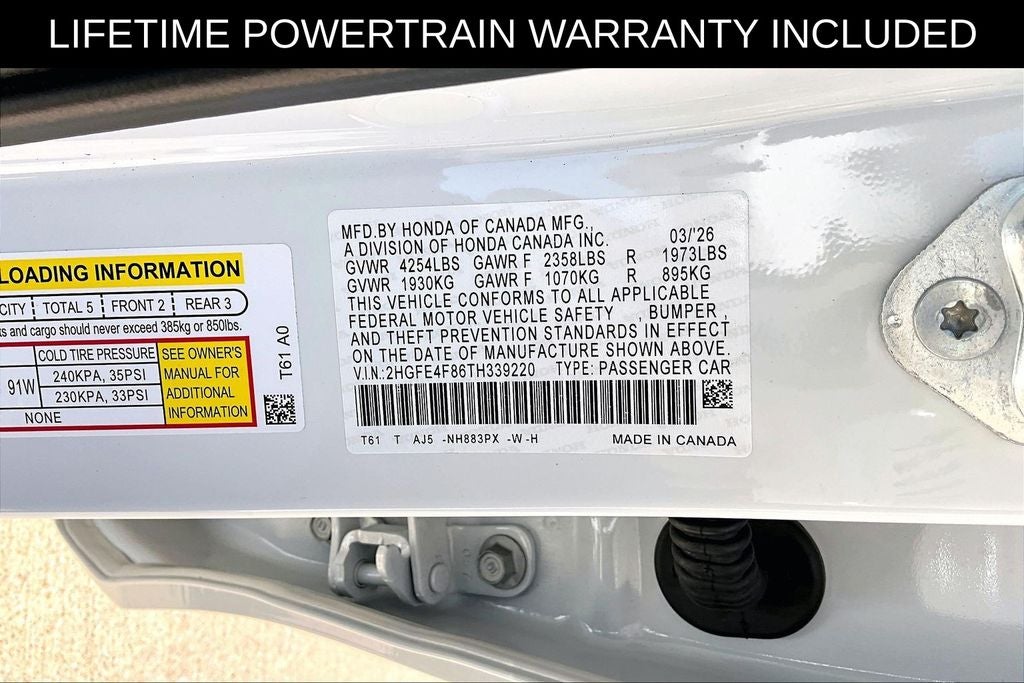 2026 Honda Civic Hybrid Sport Touring