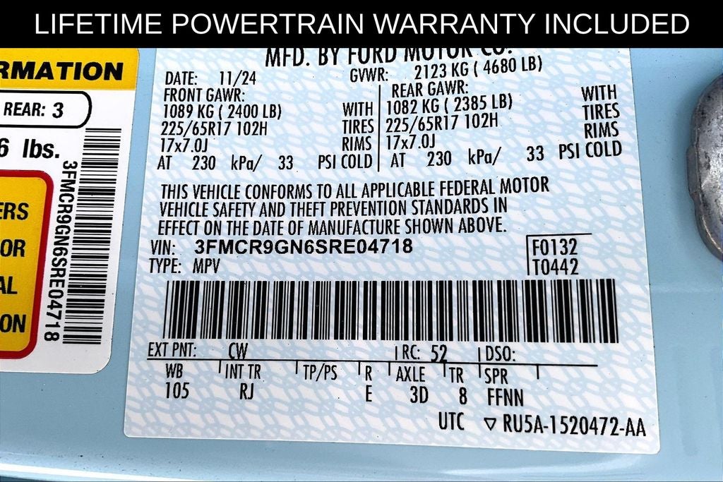 2025 Ford Bronco Sport Heritage