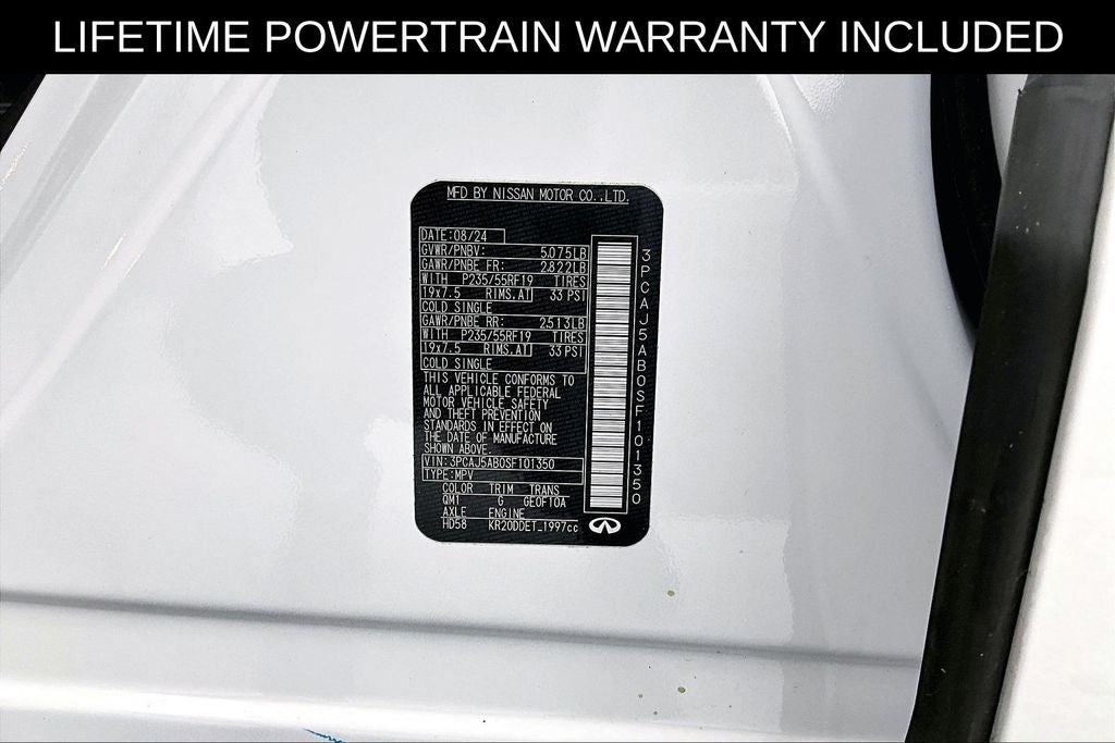 2025 INFINITI QX50 PURE