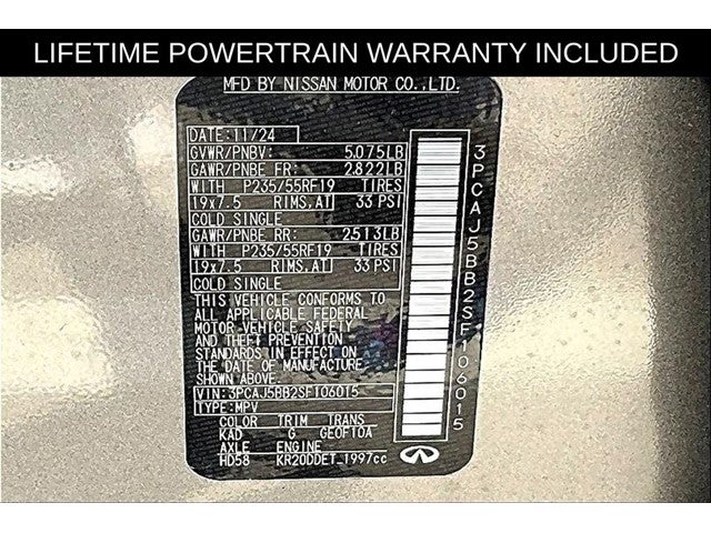 2025 INFINITI QX50 LUXE