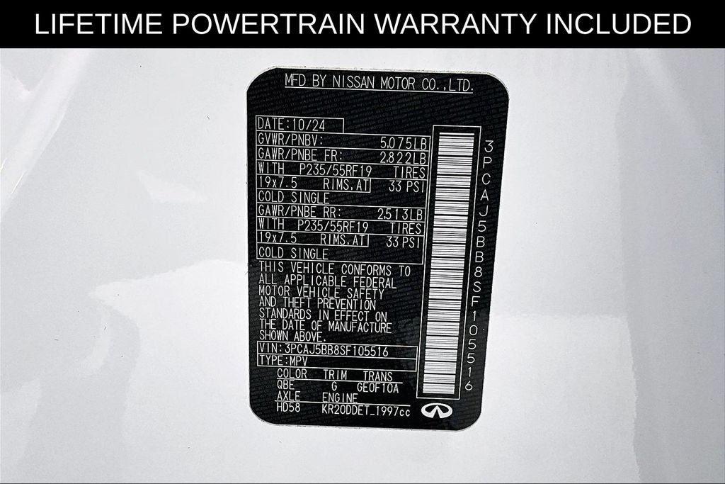 2025 INFINITI QX50 LUXE