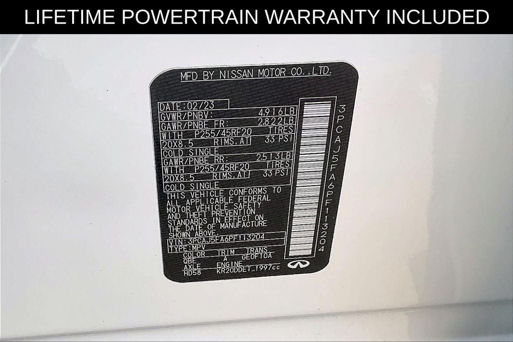 2023 INFINITI QX50 SPORT