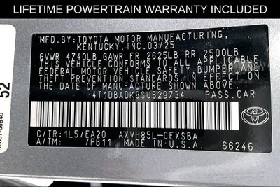 2025 Toyota Camry SE