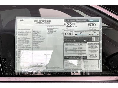 2027 INFINITI QX65 AUTOGRAPH
