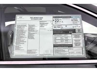 2027 INFINITI QX65 AUTOGRAPH