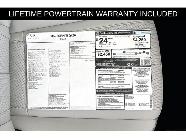 2027 INFINITI QX60 LUXE