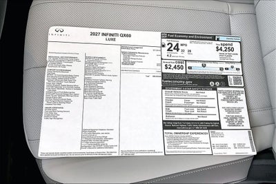 2027 INFINITI QX60 LUXE