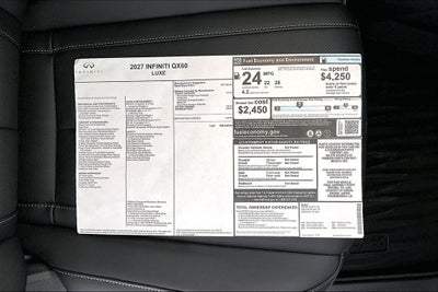 2027 INFINITI QX60 LUXE