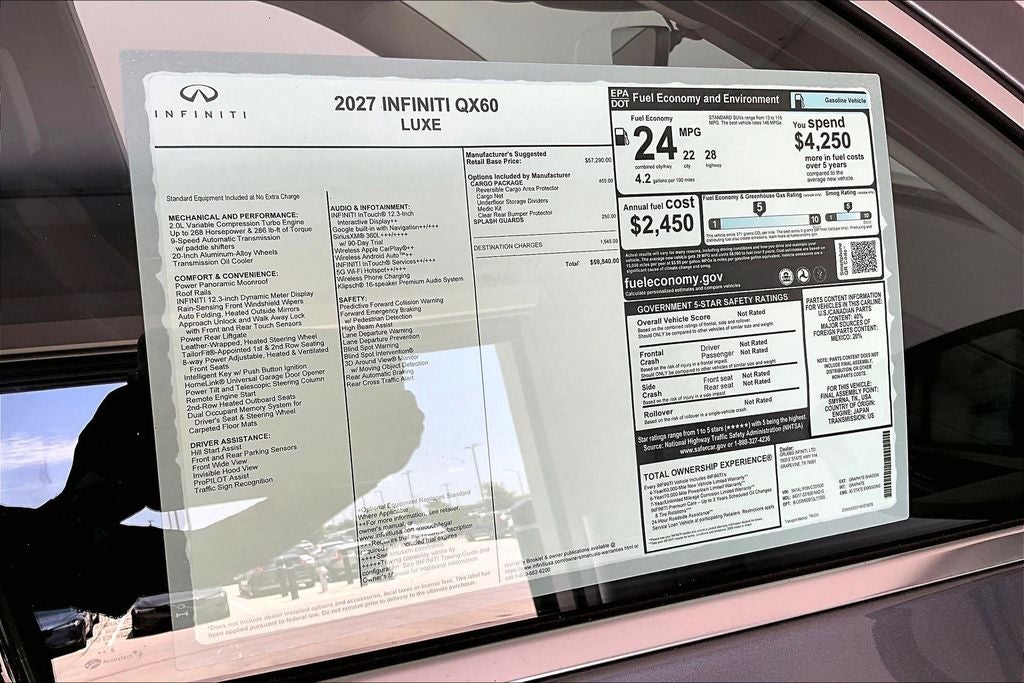 2027 INFINITI QX60 LUXE