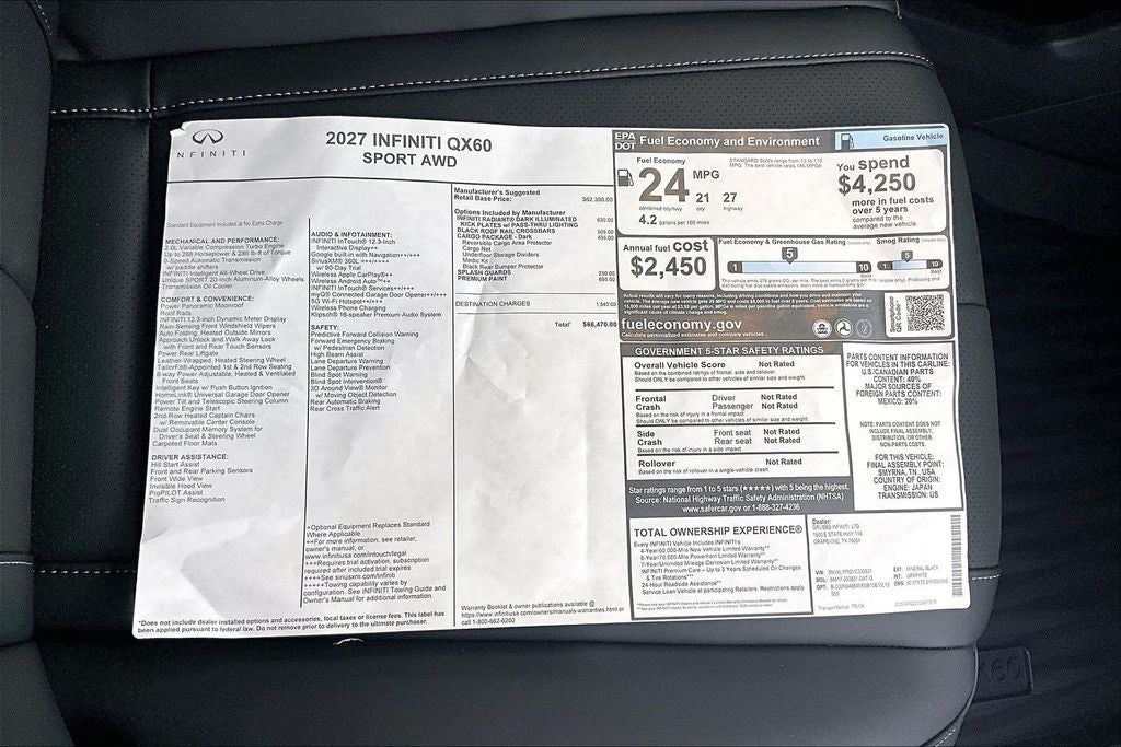 2027 INFINITI QX60 LUXE