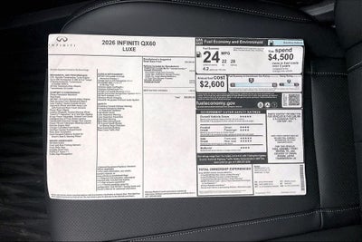 2026 INFINITI QX60 LUXE