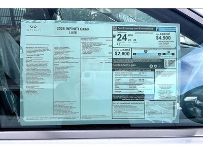 2026 INFINITI QX60 LUXE