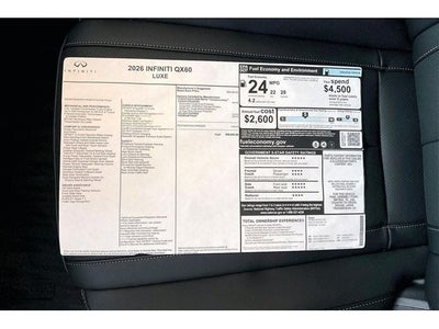 2026 INFINITI QX60 LUXE