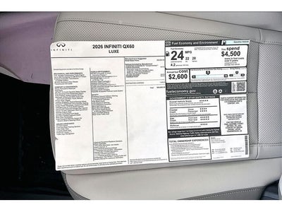 2026 INFINITI QX60 LUXE