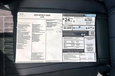 2026 INFINITI QX60 LUXE