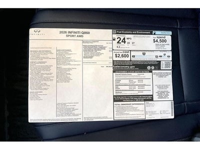 2026 INFINITI QX60 SPORT