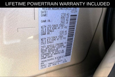 2025 INFINITI QX60 Sensory GRUBBS DOUBLE BLACK