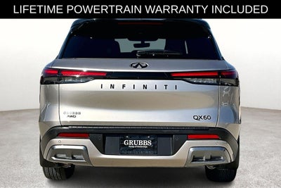 2025 INFINITI QX60 Sensory GRUBBS DOUBLE BLACK