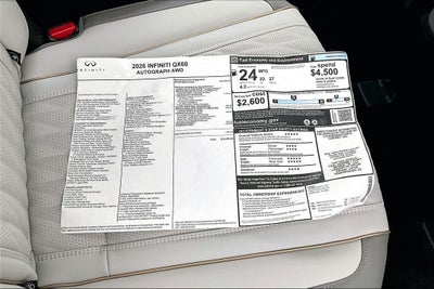 2026 INFINITI QX60 Autograph