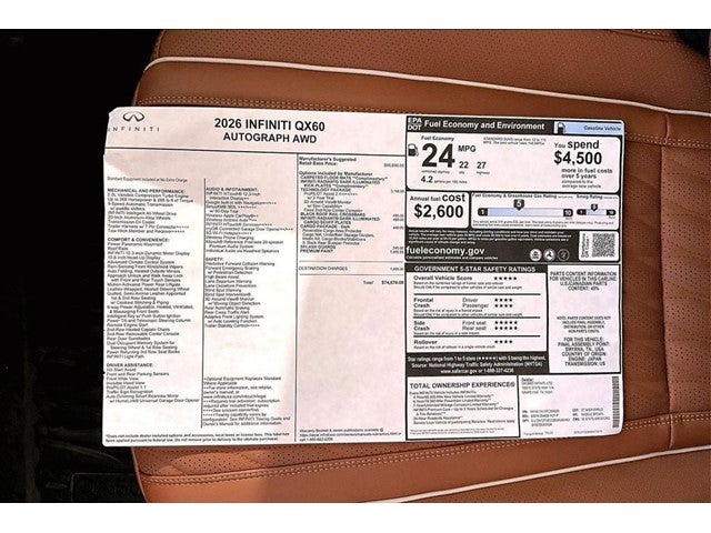 2026 INFINITI QX60 Autograph