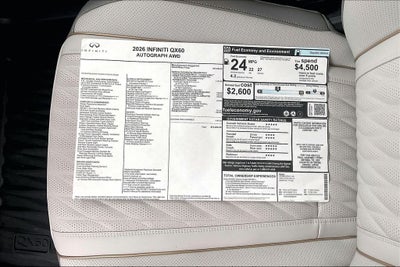 2026 INFINITI QX60 Autograph