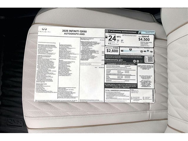 2026 INFINITI QX60 Autograph