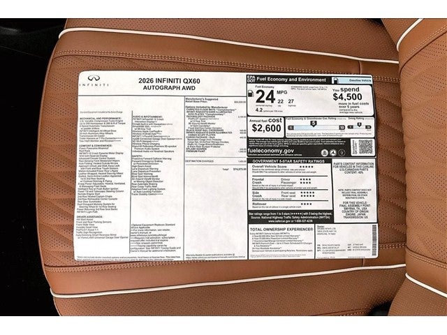 2026 INFINITI QX60 Autograph