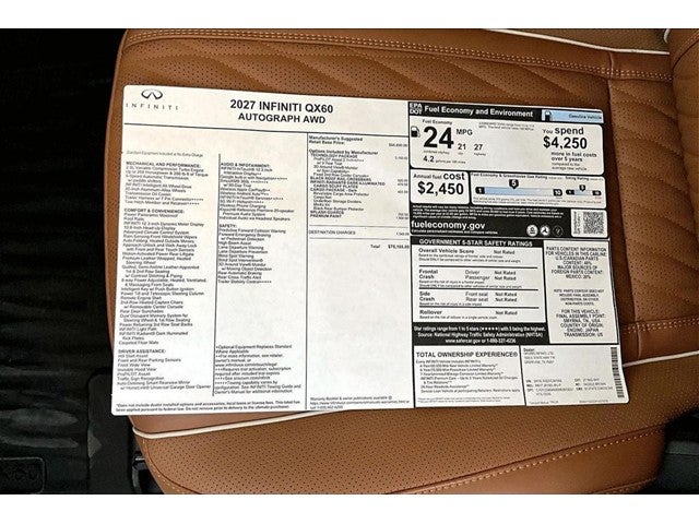 2027 INFINITI QX60 Autograph