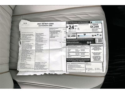 2027 INFINITI QX60 Autograph