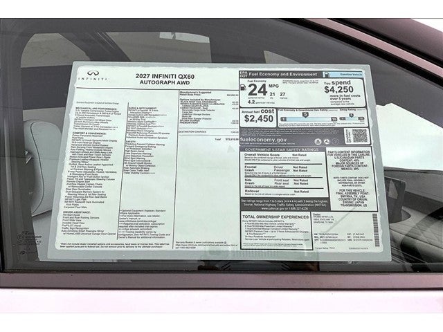 2027 INFINITI QX60 Autograph