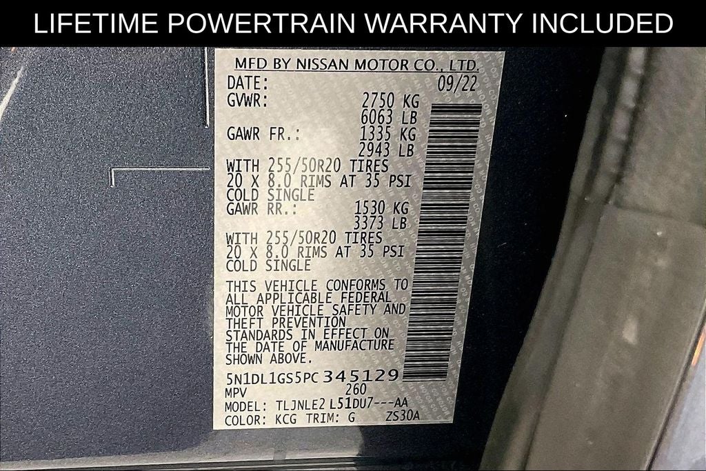 2023 INFINITI QX60 Sensory