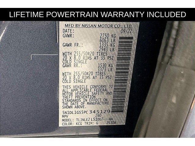 2023 INFINITI QX60 Sensory