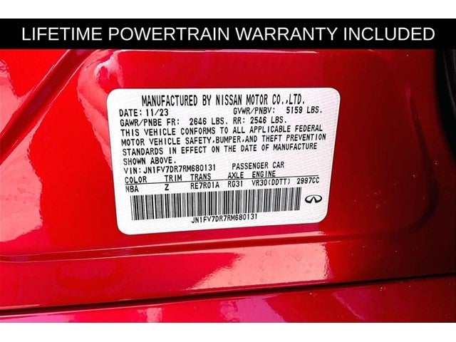 2024 INFINITI Q50 Red Sport 400