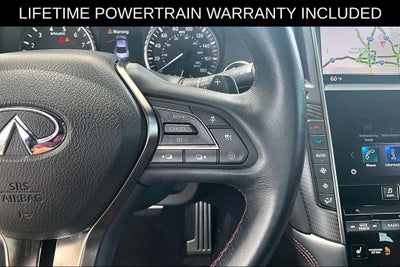 2022 INFINITI Q60 Red Sport 400