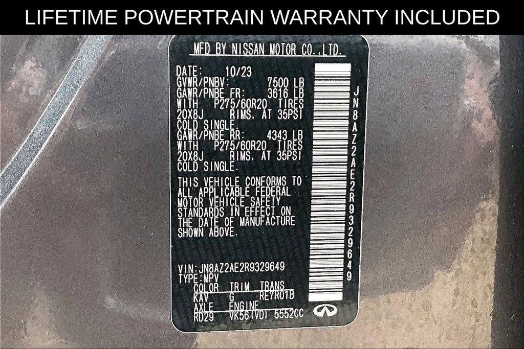 2024 INFINITI QX80 LUXE