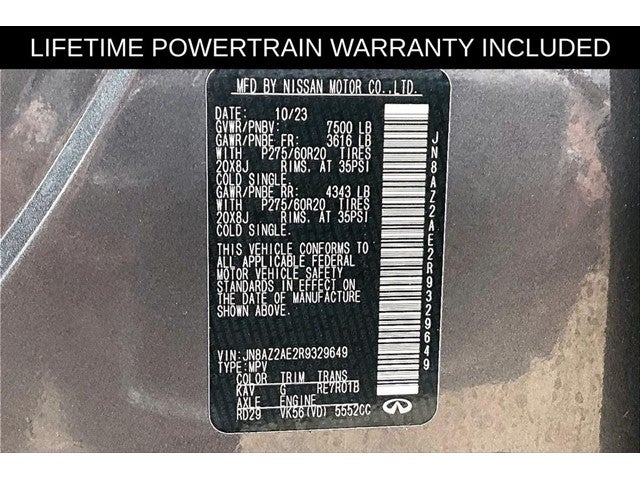 2024 INFINITI QX80 LUXE