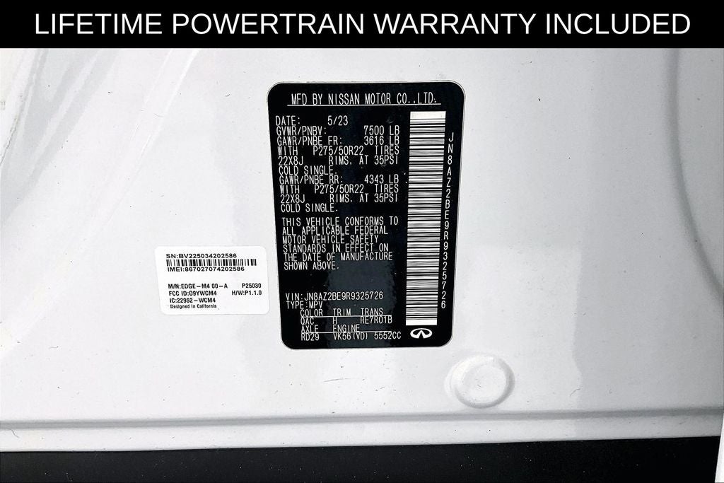 2024 INFINITI QX80 Sensory