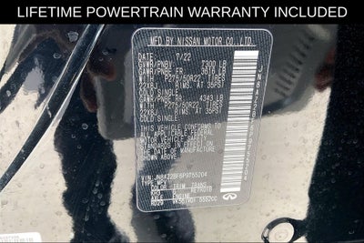 2023 INFINITI QX80 Sensory