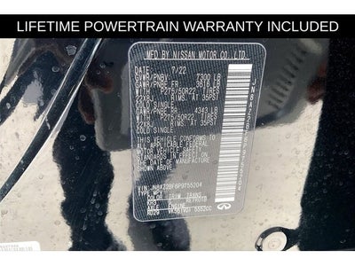 2023 INFINITI QX80 Sensory