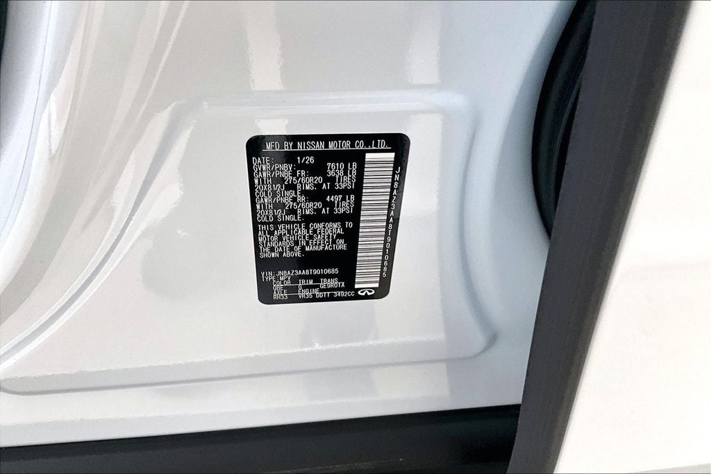 2026 INFINITI QX80 PURE