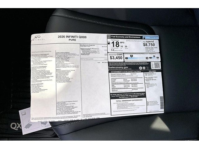 2026 INFINITI QX80 PURE