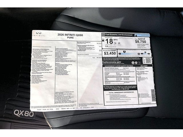 2026 INFINITI QX80 PURE