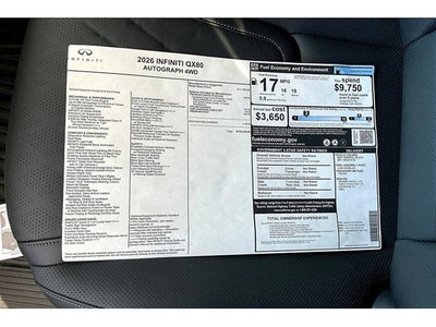 2026 INFINITI QX80 AUTOGRAPH