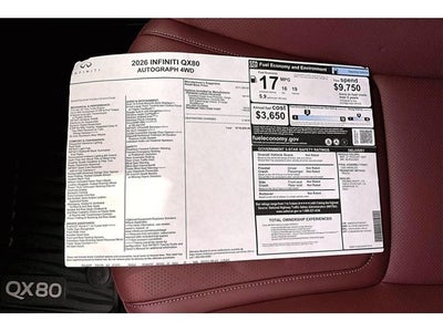 2026 INFINITI QX80 AUTOGRAPH